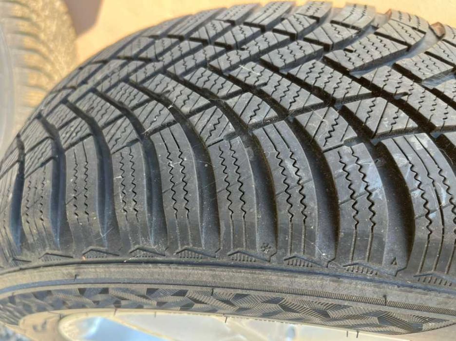 Jante aliaj 5x120mm cu anvelope iarna noi, 205/55 R16 BMW E39 E46, E90