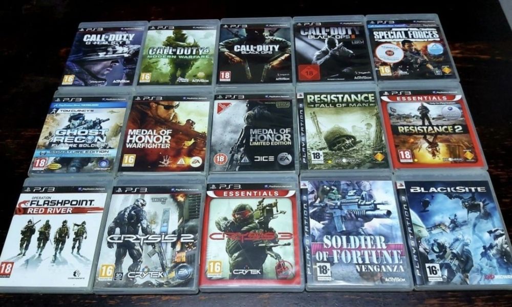 Call of duty/Watch Dogs/Rage/Mafia2/Farcry/Prototype PS 3