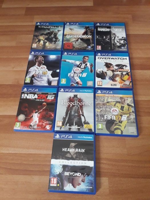 Oferta jocuri Playstation 4 - Fifa 19,NBA,Wresling 2k18, COD,RDR 2