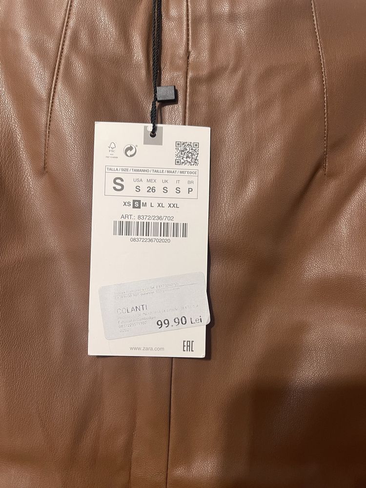 Colanti se piele noi zara