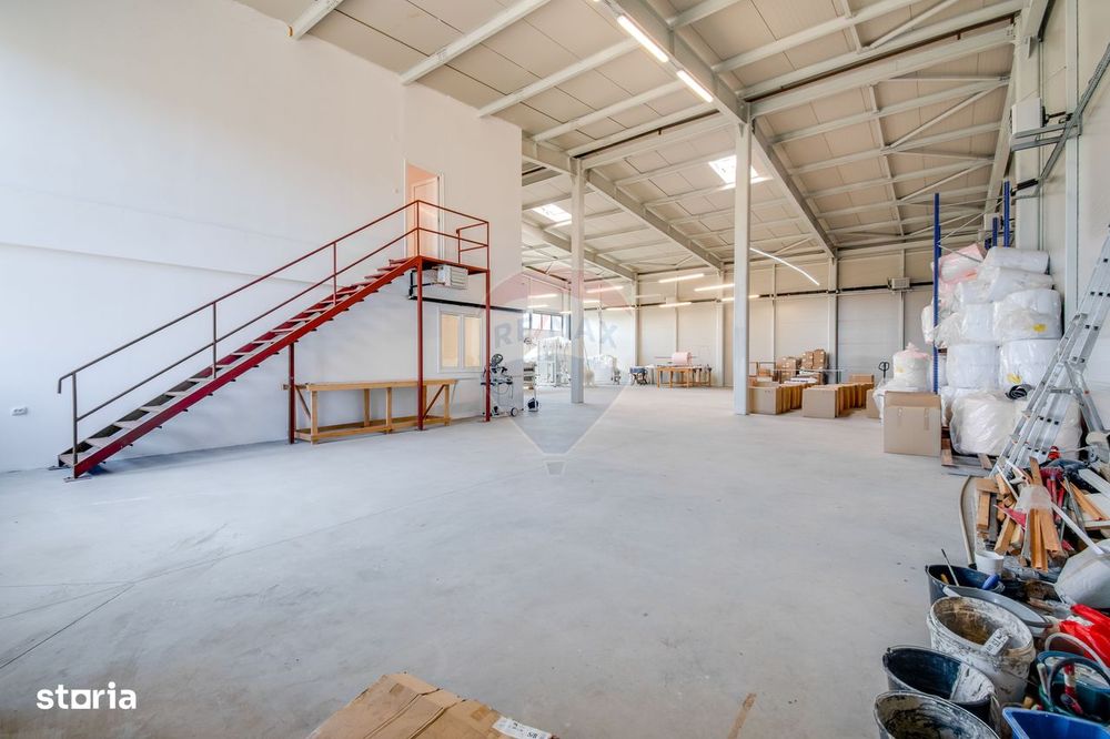 Hala de vanzare, 600 mp constructie, 7000 mp teren, Racari Dambovita