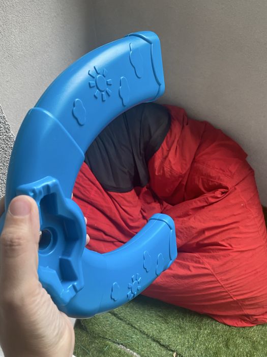 Занимателна музикална маса 2 в 1-страна с активности и с конструктор