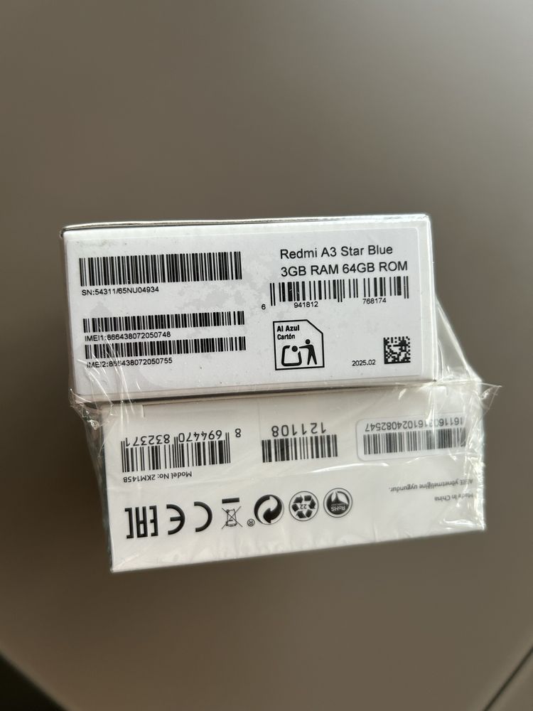 Смартфон XIAOMI REDMI A3 Star Blue плюс слушалки