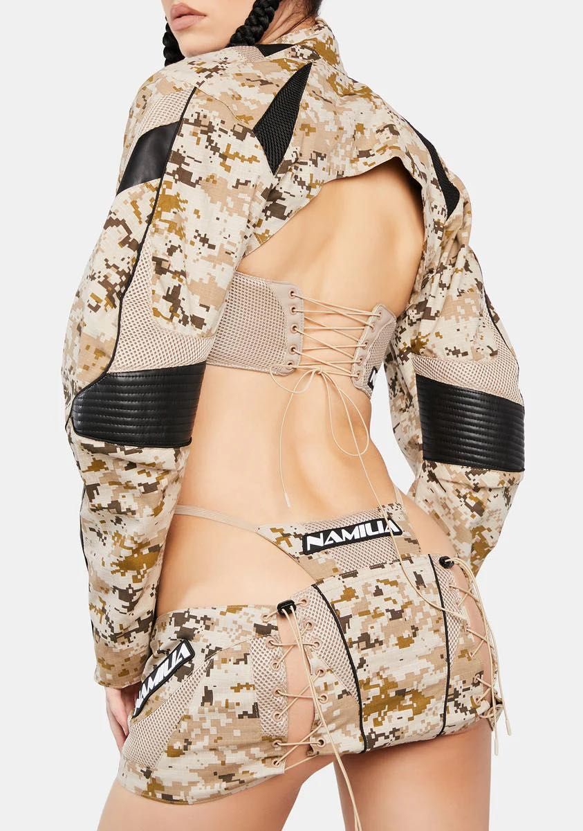 Namilia Camo Skirt - къса мини микро пола