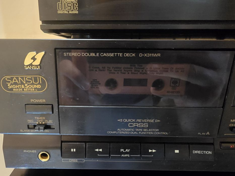 Sansui дек + Pioneer диск плейър