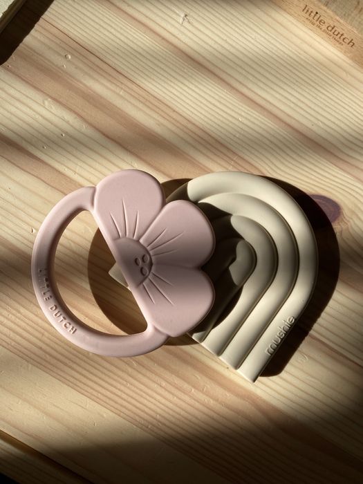 Jucarii dentitie Mushie si Little Dutch