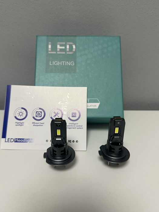 Set 2 becuri H7 LED K7  ~ 100w/10000LM / CANBUS, Lumina Puternica !!!