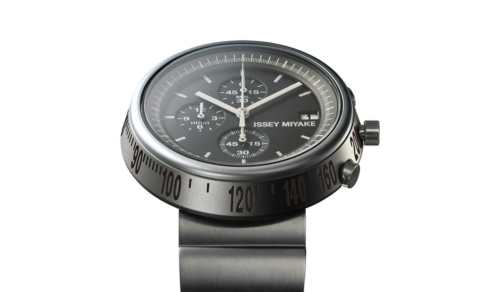 Ceas Cronograf chronograph Issey Miyake Trapezoid.