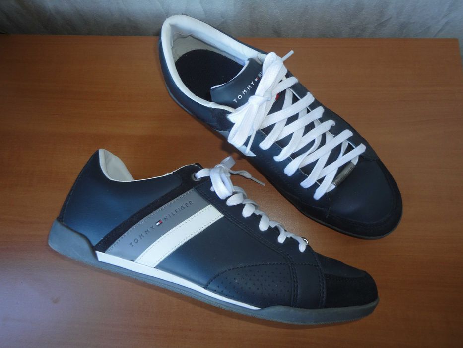 N43 Tommy Hilfiger/естествена кожа/мъжки спортни обувки