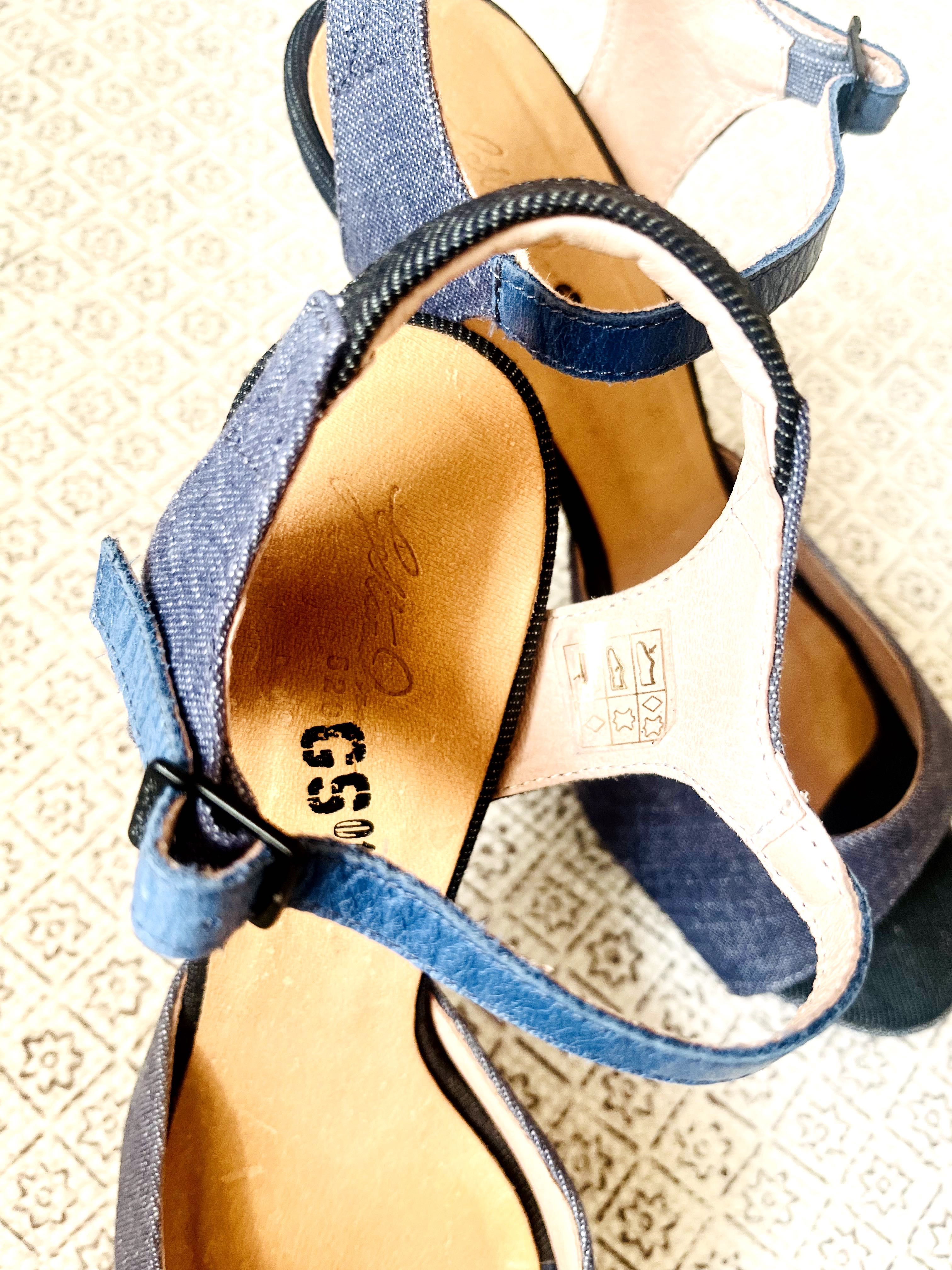 G-star Raw 11 cm дънкови сандали / Denim Stiletto Heels (No 39-40)