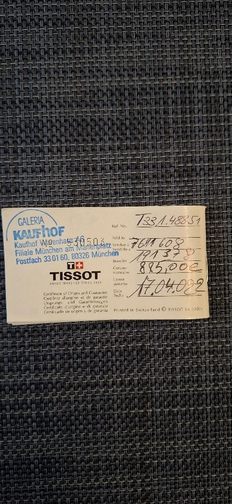 Ceas Tissot T-touch