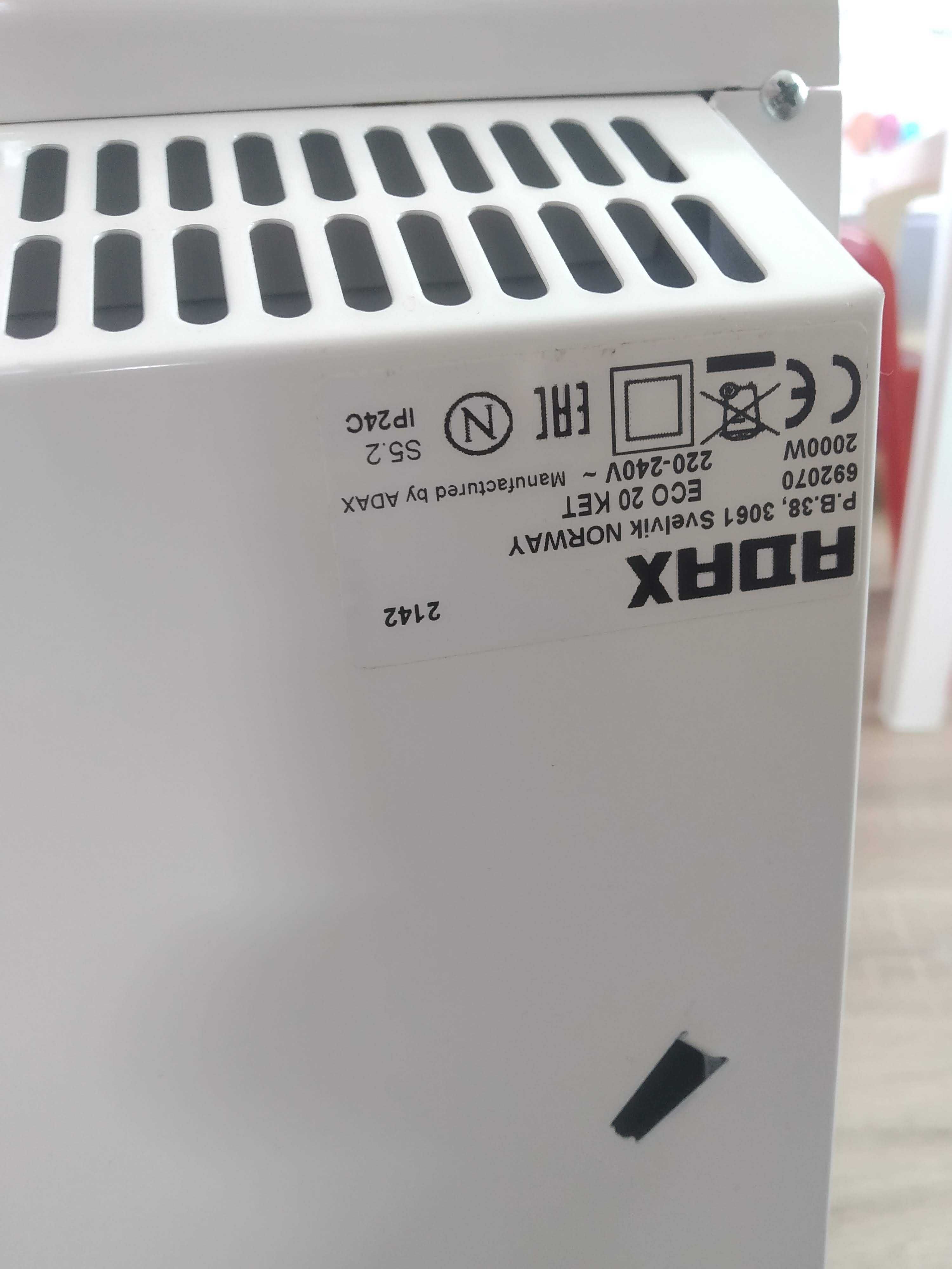 Конвектор ADAX ECO 20 KET С КОНЗОЛА 2000 W Електронен термостат