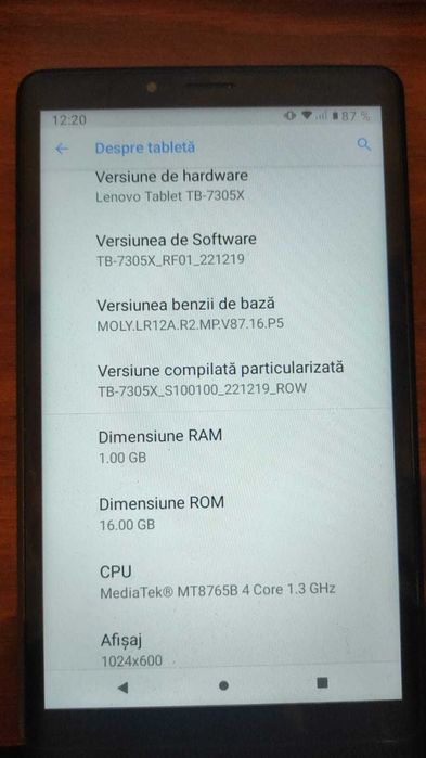 Vand tableta Lenovo Tab M7, TB-7305X