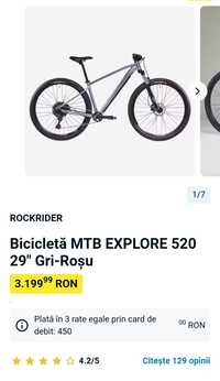 Bicicletaa RockRider Explore 520,Viteze 10