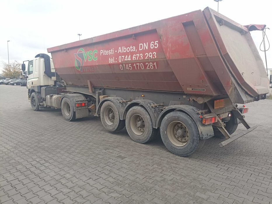 Ansamblu Cap tractor Daf cf 85 si semiremorca basculabila