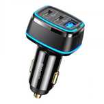 Usams - зарядно за автомобил c24 (us-cc141) - usb, 2xusb-c, pd, 105w,