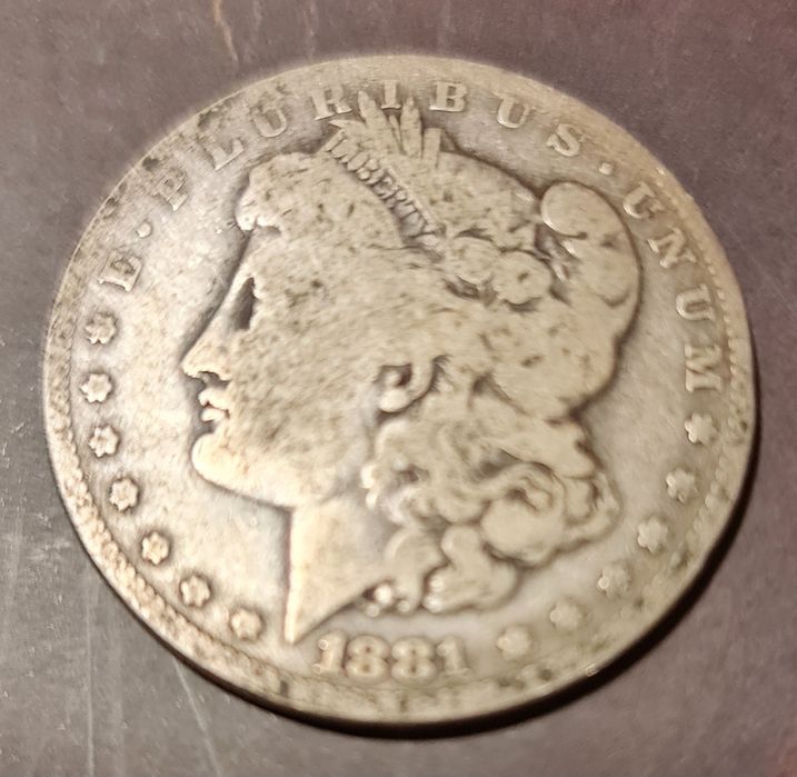 Morgan Dollar 1881 O argint