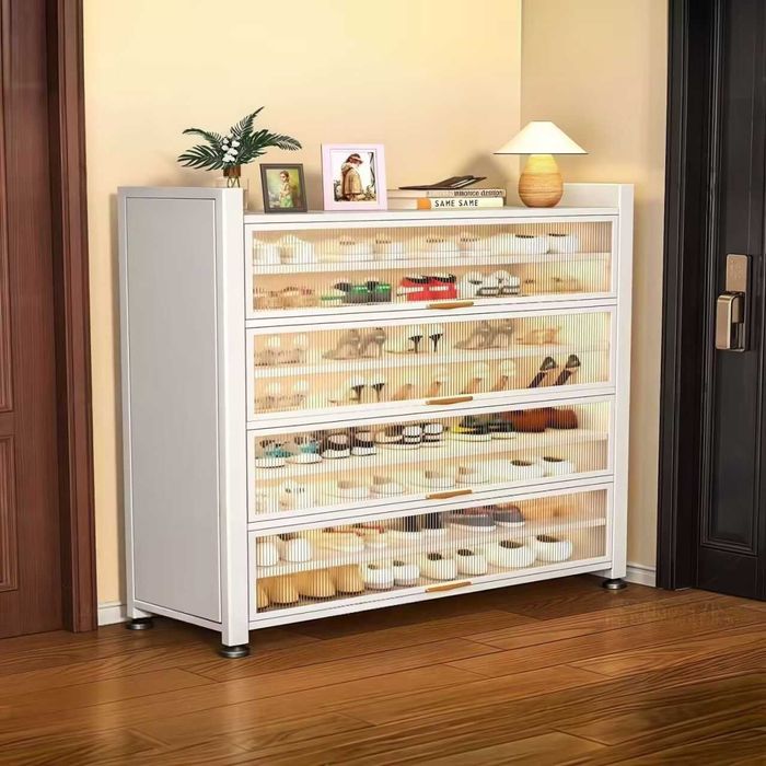 Пылезащищённая обувница/ПВХ панели/выдвижные дверцы для прихожей