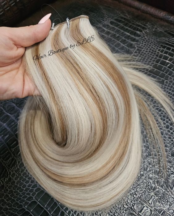 100% Естествена славянска коса + ПОДАРЪК