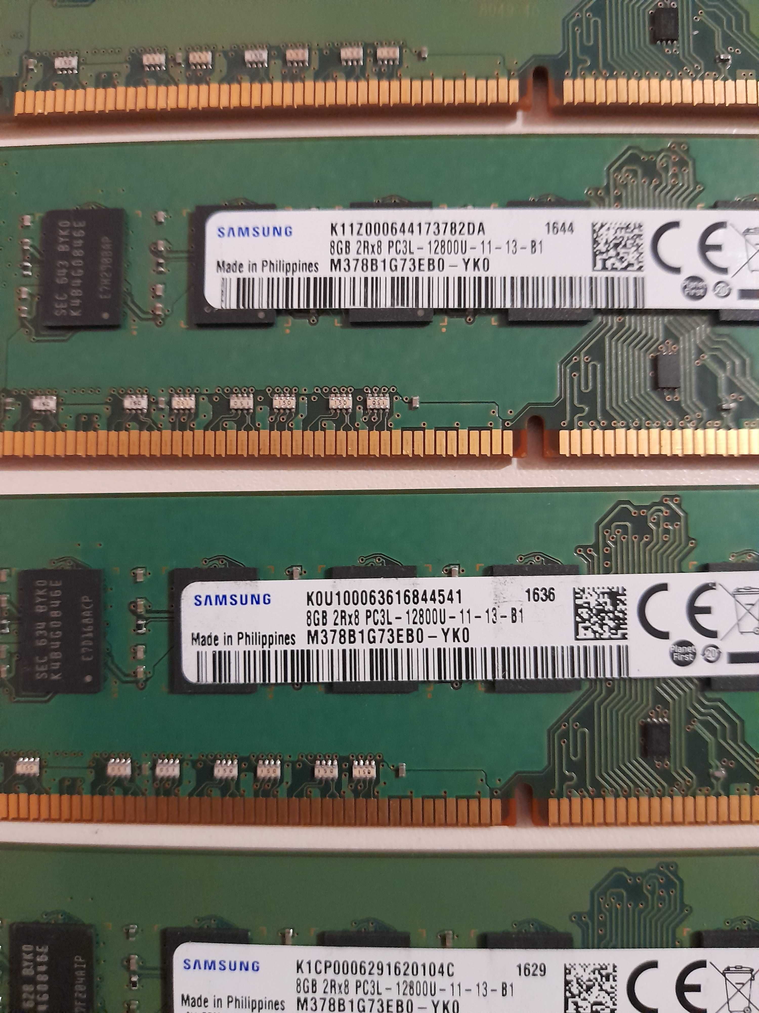 Memorii PC 8 GB DDR3 PC3 PC3L 12800, 1600 MHz  Samsung 8GB DDR3