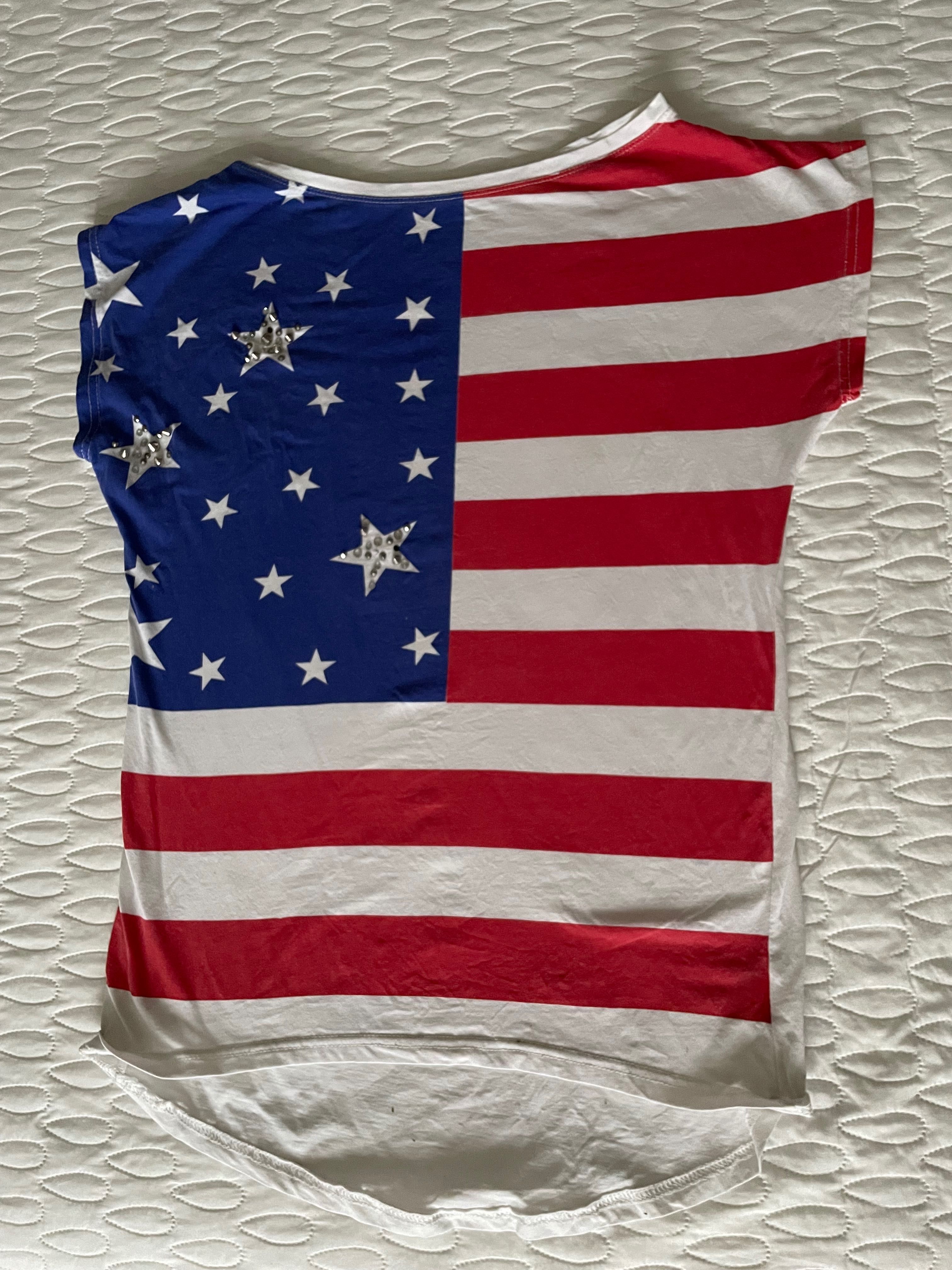 Tricou de efect USA flag