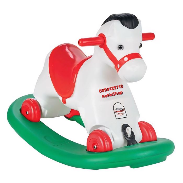 Конче люлка 2 в 1 със звуци/конче на колела