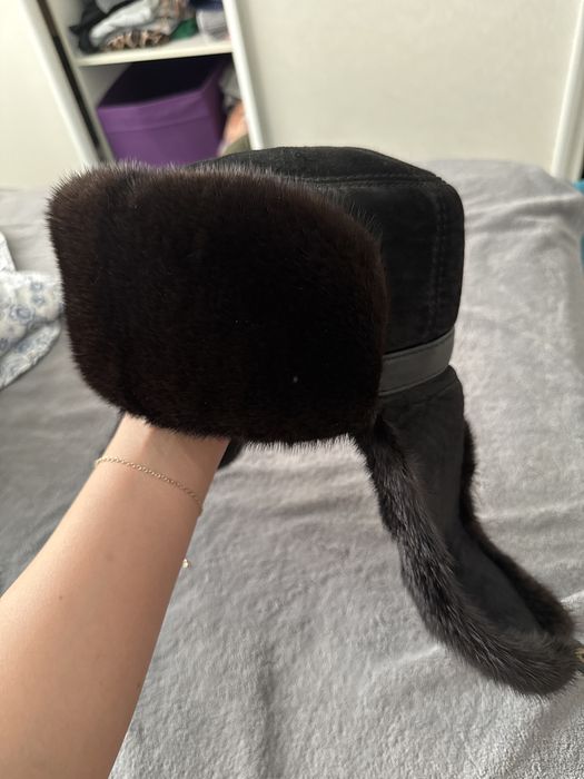 Норковая шапка размер 57