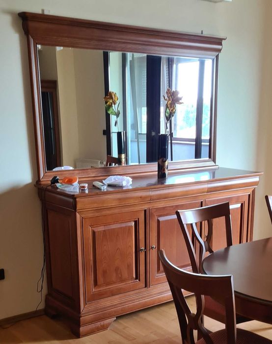 Comodă inalta cu 3uși3 sertare LOUIS PHILIPPE Mobexpertfara zgarieturi