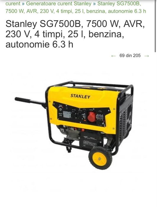 Se vinde Generator electric