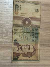 Bacnota 1000 lei Eminescu 1991