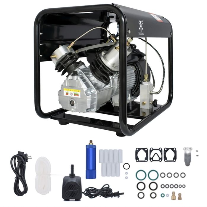 Двуцилиндров компресор със стойка Tuxing TXED012 300BAR PCP