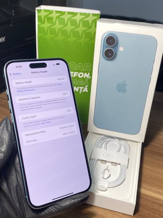 iPhone 16 Plus • 256 GB • Teal