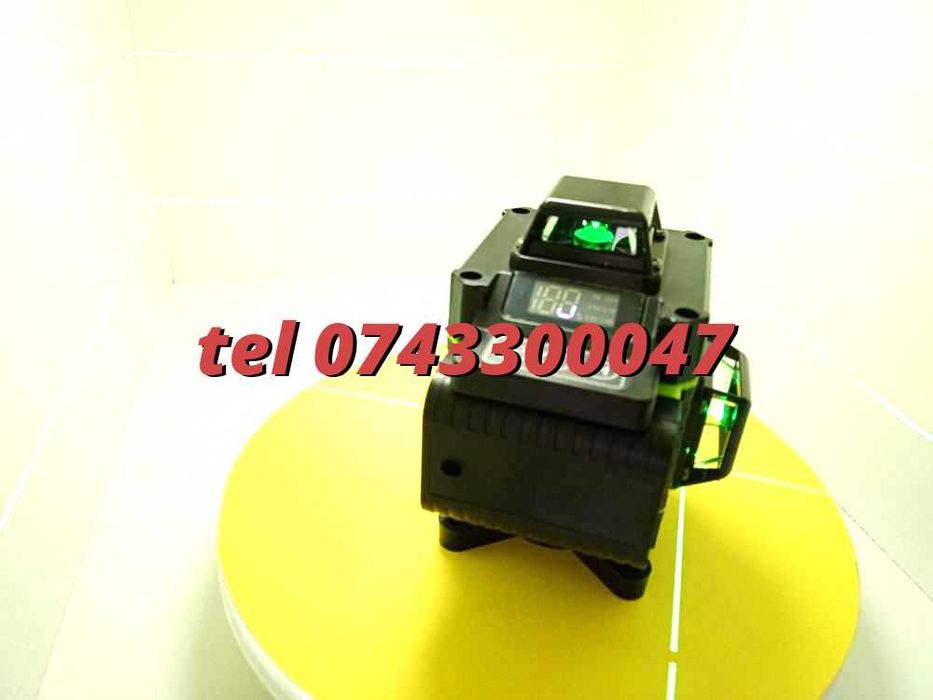 Nivela Autonivela Laser Profesionala 360grade 4d 16linii Lumina Verde