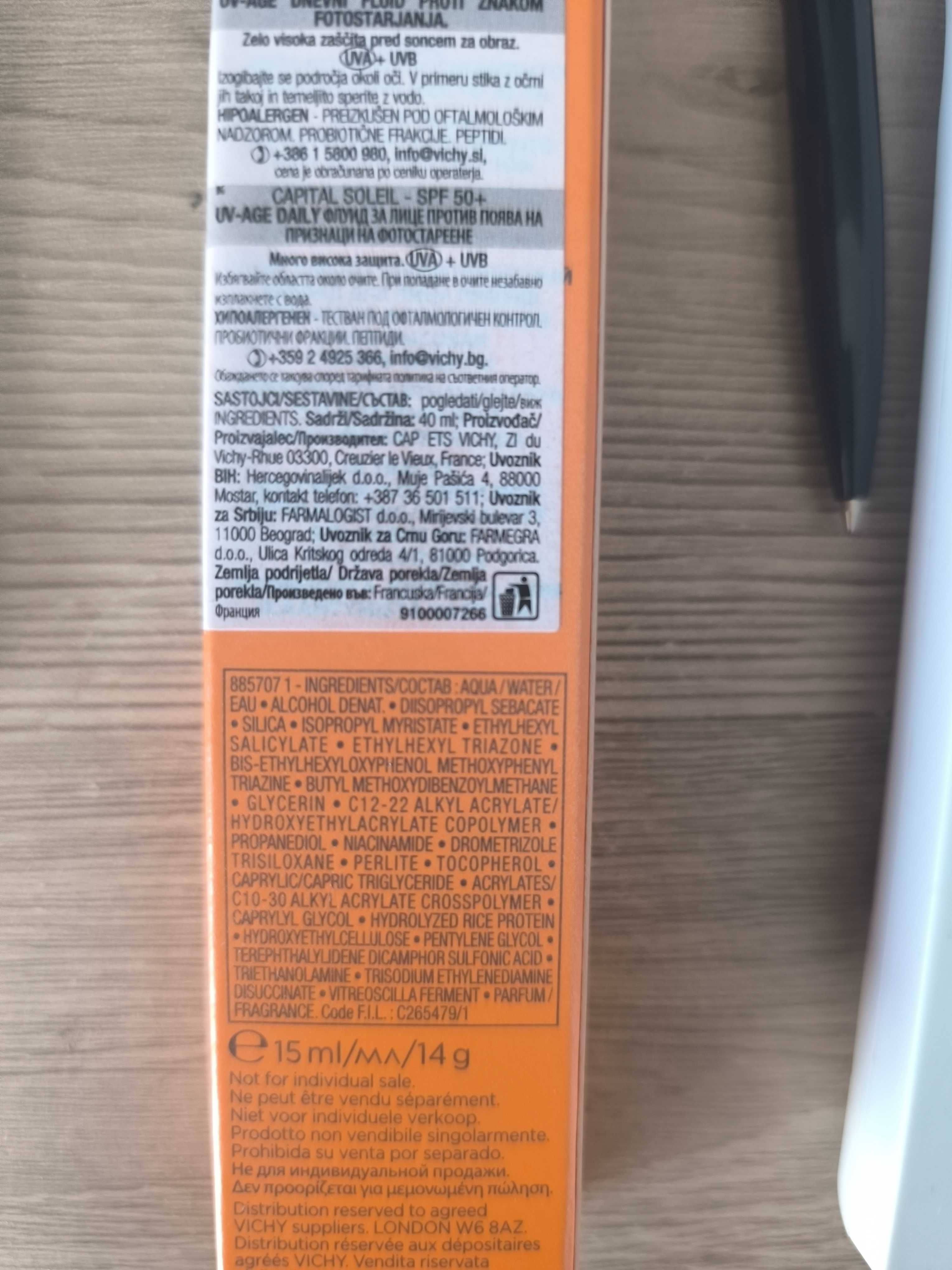 Vichy uv-age daily 50+