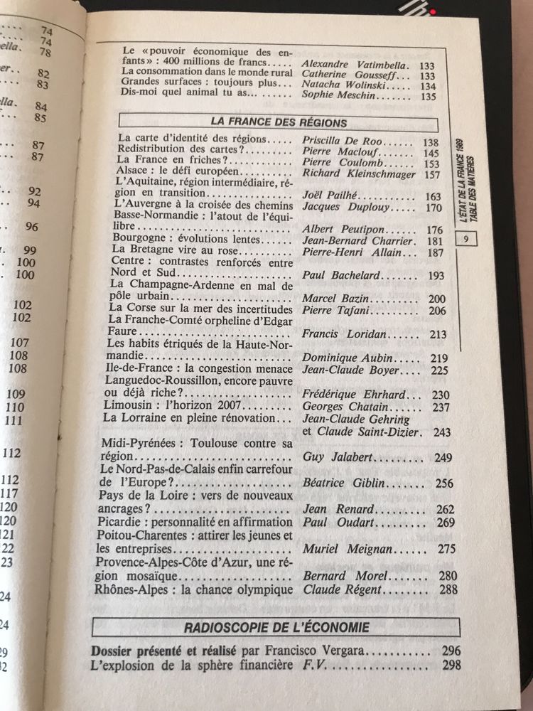Etat de la France et de ses habitants, carte in limba franceza