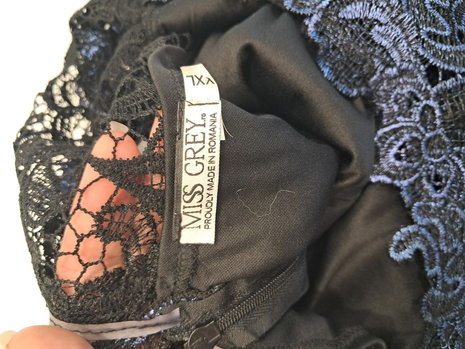 Rochie din dantela albastru