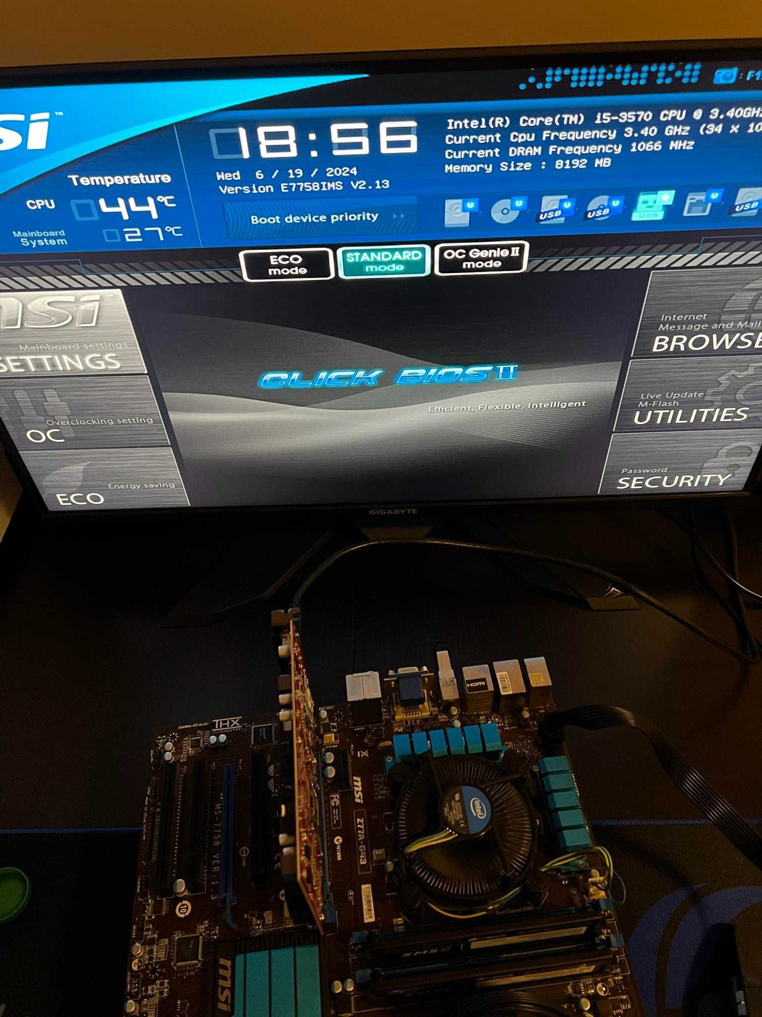 Дъно Дънна платка MSI Z77A-G43 LGA 1155 DDR3 OVERCLOCK