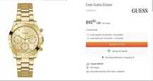 Ceas guess in cutie