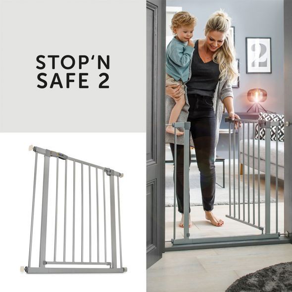 Преграда Hauck Stop N Safe2 white с удължител OpenStopWhite 21 см