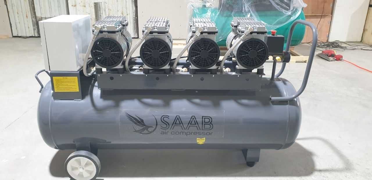 Безшумный компрессор SAAB kompressor 120литр