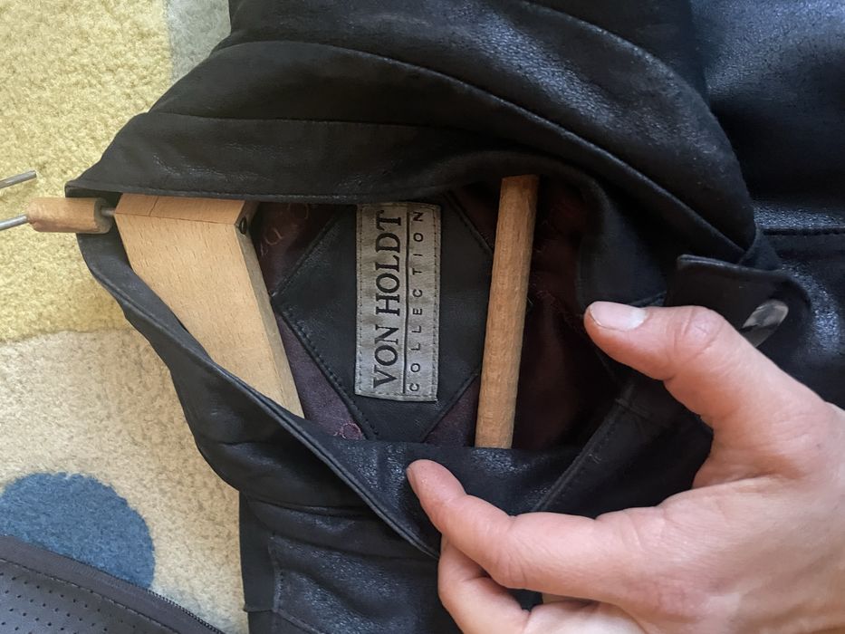 Палто естествена кожа. Винтидж модел размер m-l