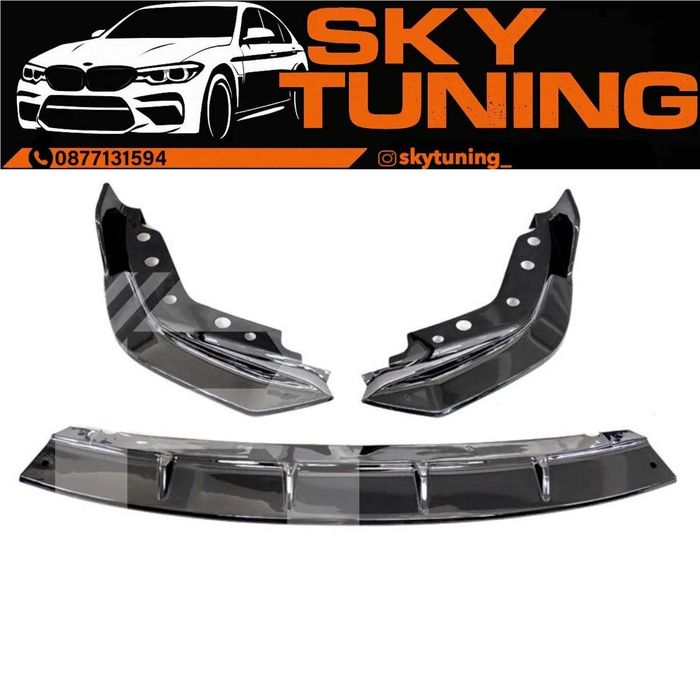 Bmw g20/g21 преден лип спойлер м тех Бмв г20/г21 Mtech spoiler