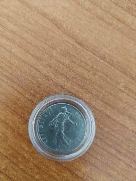 Френска монета 1/2 франк