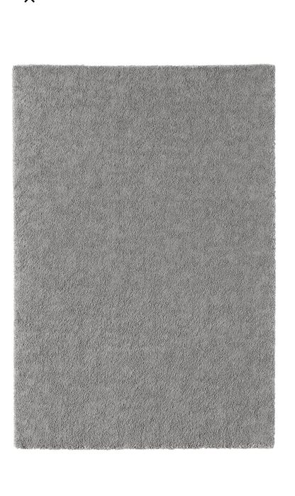 Covor Ikea Stoense gri 2 x 133x195 cm / alb-murdar 80x150 cm