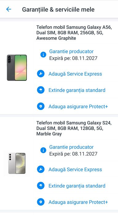 NOU Samsung Galaxy A56 Dual SIM 8GB RAM 256GB 5G / S24 128GB