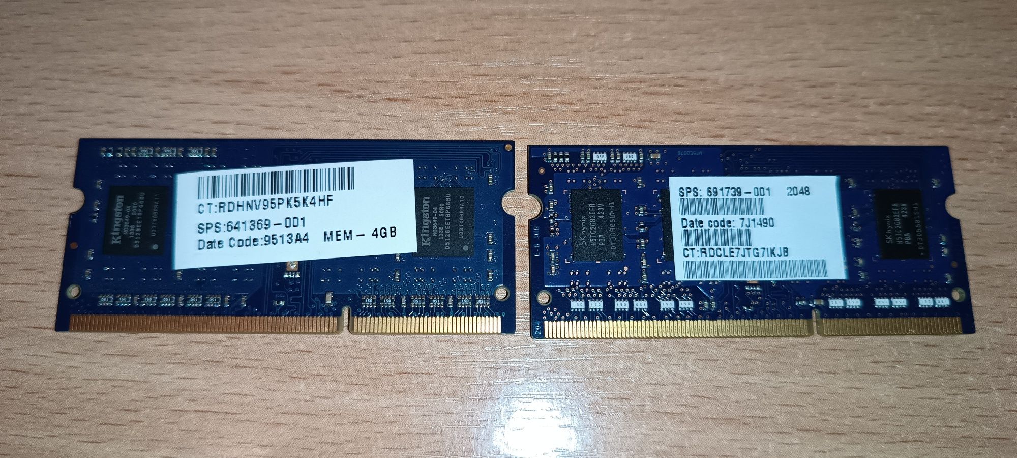 Рам памет за лаптоп DDR3 - 1.35v 1600Mhz