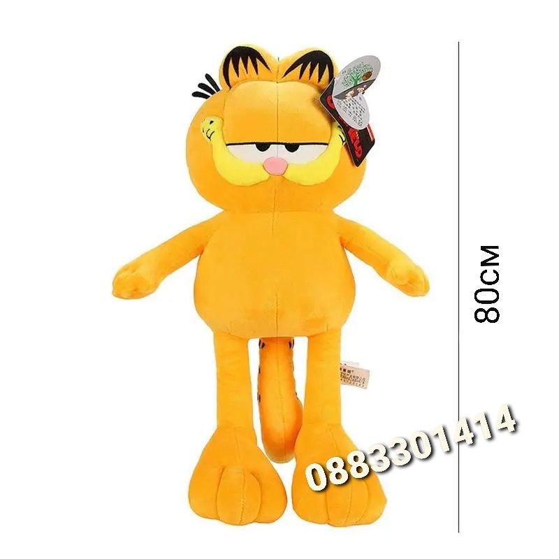 Гарфилд Котката Плюшен Garfield 80см Голям