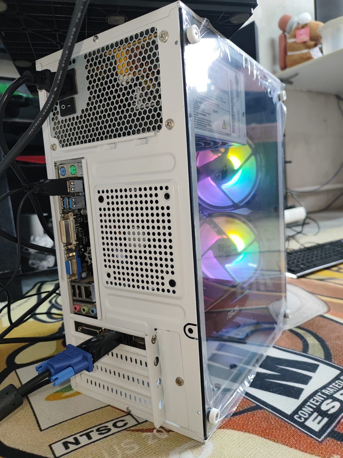 Игровой ПК +монитор в подарок/Intel i5/Gtx1050ti/12GB DDR/SSD/HDD 750