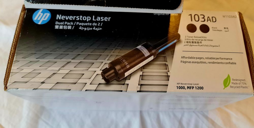 Toner HP Reload Kit 103AD, dual pack x 2, Negru