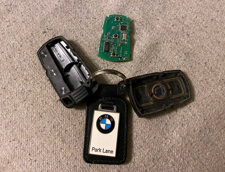 Telecomandă cu 3 butoane OEM BMW E60 E87 E90 originală, 868 MHz